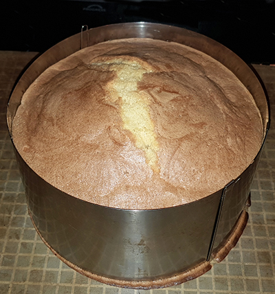 im Backrahmen gebacken
