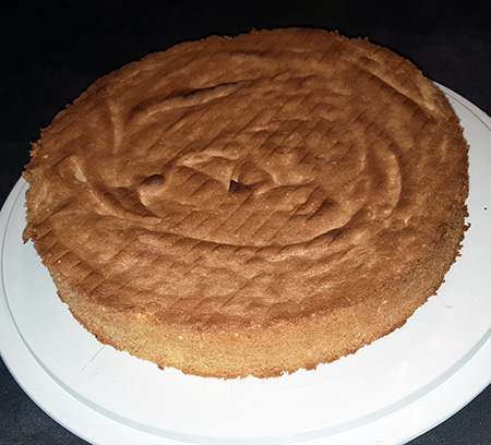 Biskuitboden mit Maismehl